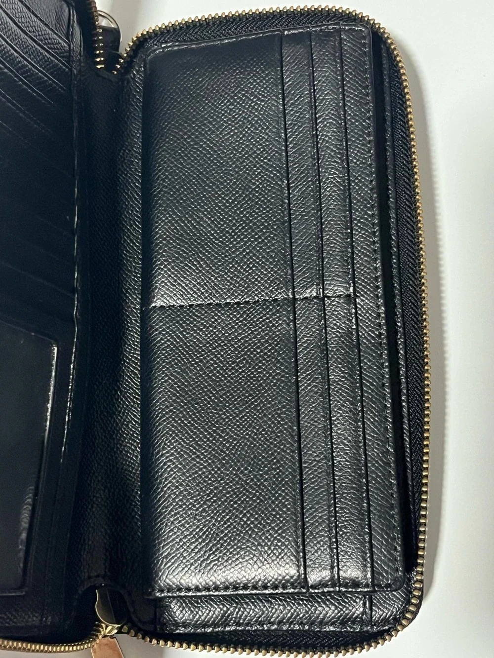Michael Kors Jet Set Travel Large Black Leather Continental Wristlet Wallet